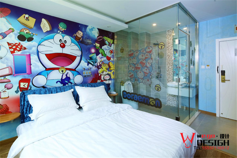 北京考拉动漫主题酒店设计效果图方案欣赏