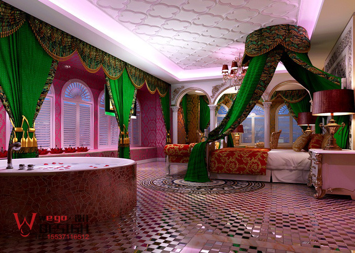 上海Love情侣酒店阿拉伯主题客房设计
